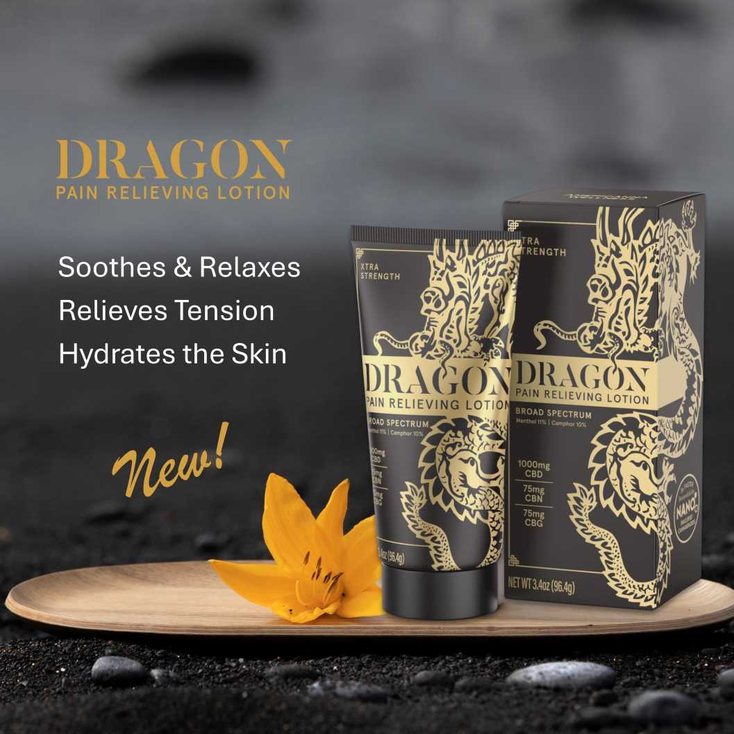 Dragon Pain Relieving Lotion Extra Strength 3.4oz Broad Spectrum Formula