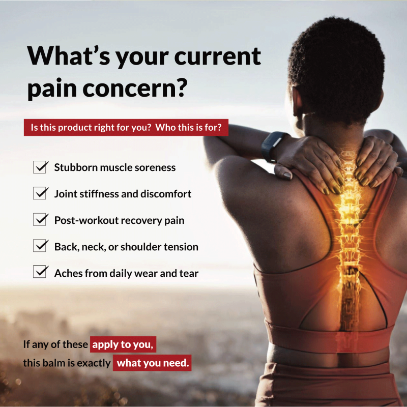 Pain Relief Balm Regular Strength Travel Roll-UP Pain-Concerns