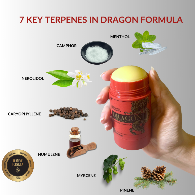 Pain Relief Balm Regular Strength Roll-Up Key Terpenes