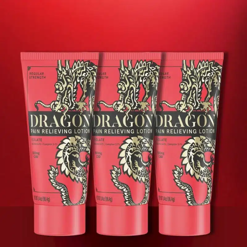 Dragon Pain Relieving Lotion - Regular Strength 3.4oz - Pack of 3