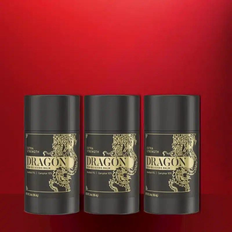 Dragon Pain Relieving Balm - Extra Strength Roll-Up 3.4oz - Pack of 3