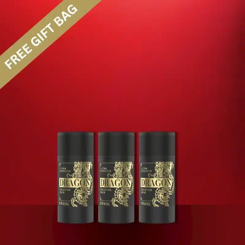 Dragon Pain Relieving Balm Travel Size Roll-Up Broad Spectrum Formula 0.5oz – Pack of 3