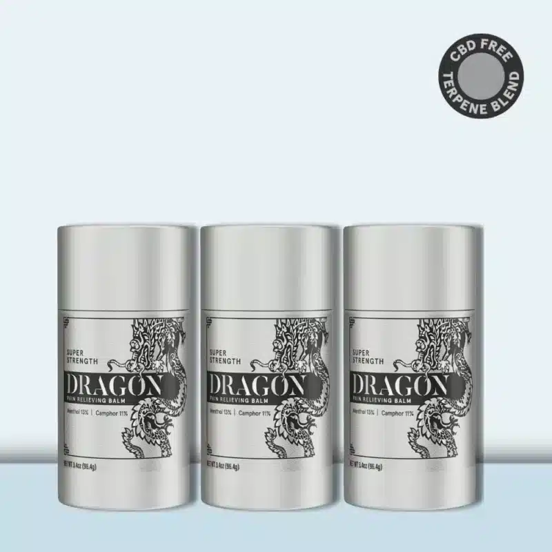Dragon Pain Relieving Balm - Super Strength Roll-Up 3.4oz - Pack of 3