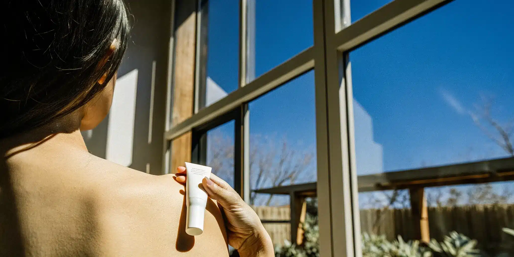 how-to-buy-the-right-topical-for-shoulder-blade-pain-480467 A person applying a topical for shoulder blade pain.