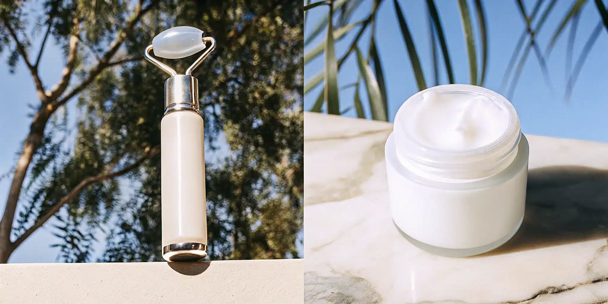 roll-on-vs-jar-which-pain-relief-is-best-for-you-356219 Roll-on vs jar pain relief formats placed side by side.